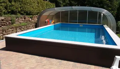 Der Swimmingpool an oder in der Nähe von Ferienwohnung Wolf