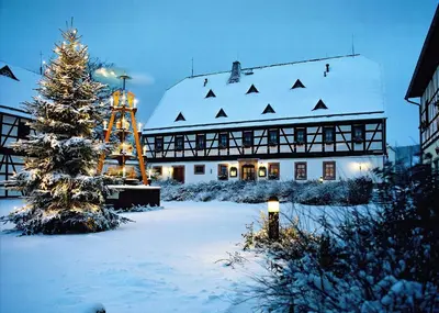 Hotel Folklorehof im Winter