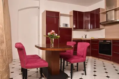 Küche/Küchenzeile in der Unterkunft Apartmenthaus Albrechtsburg