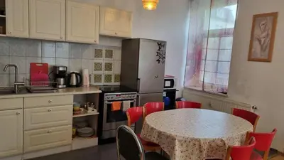 Küche/Küchenzeile in der Unterkunft Apartment Karin