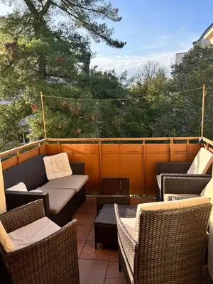 Ein Sitzbereich in der Unterkunft Wägner´s Heim