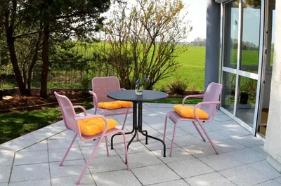Ein Garten an der Unterkunft Ferienhaus Vera