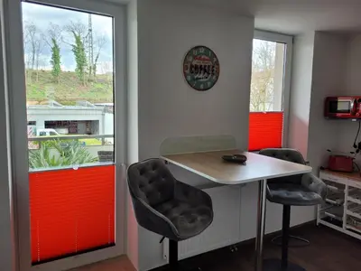 Grundriss der Unterkunft Ferienwohnung oder Studio Dresden-Neustadt inkl Parkplatz mit Balkon oder Terrasse