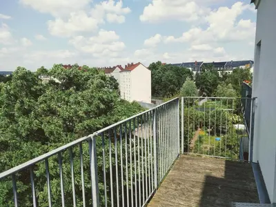 Ein Balkon oder eine Terrasse in der Unterkunft Apartment HENRY
