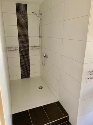 Ein Badezimmer in der Unterkunft Ferienwohnungen Grimma 1