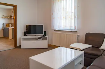 TV/Unterhaltungsangebot in der Unterkunft Dreiseitenhof Ferienwohnung Künzel