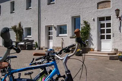 Radfahren an der Unterkunft Dreiseitenhof Ferienwohnung Künzel oder in der Nähe