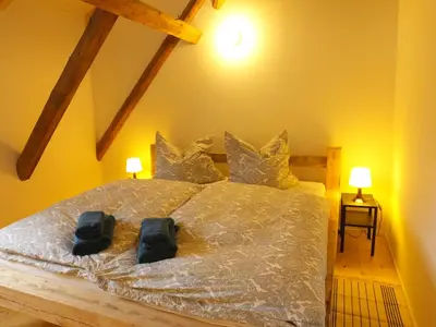 Ein Bett oder Betten in einem Zimmer der Unterkunft 