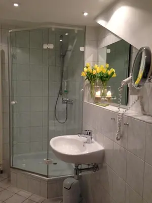 Ein Badezimmer in der Unterkunft Landhaus Lockwitzgrund