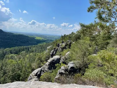 Naturlandschaft in der Nähe der Ferienwohnung
