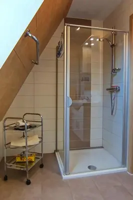 Ein Badezimmer in der Unterkunft Ferienwohnung Neubert