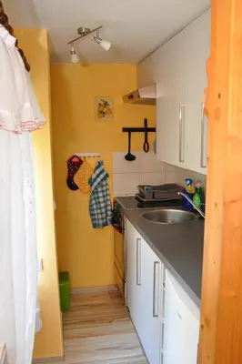 Küche/Küchenzeile in der Unterkunft Ferienhaus Neubert