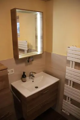 Ein Badezimmer in der Unterkunft Ferienwohnung Sonja am Weinberg