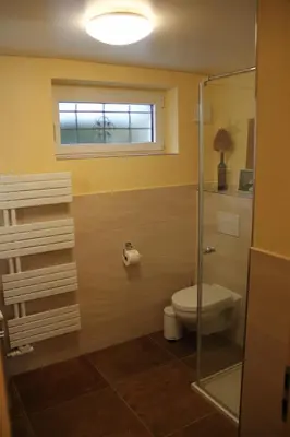 Ein Badezimmer in der Unterkunft Ferienwohnung Sonja am Weinberg
