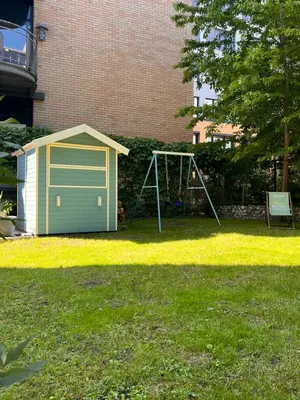 Ein Kinderspielbereich in der Unterkunft Aparthotel Mitte