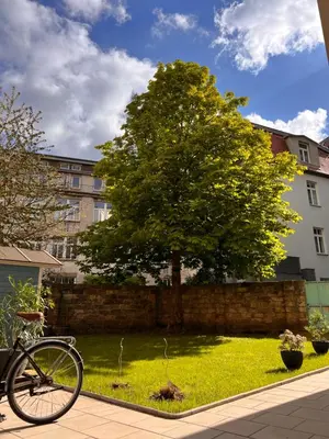 Ein Garten an der Unterkunft Aparthotel Mitte