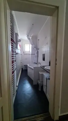 Ein Badezimmer in der Unterkunft Ferienwohnung Charlett