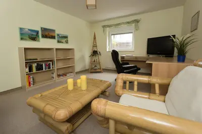 TV/Unterhaltungsangebot in der Unterkunft Ferienwohnung Moritzburg