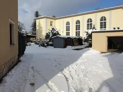 Ferienwohnung am Rathaus im Winter