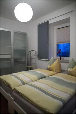 Ein Bett oder Betten in einem Zimmer der Unterkunft Ferienwohnung K4