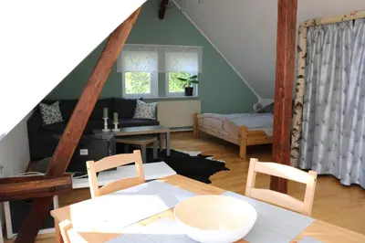 Ein Bett oder Betten in einem Zimmer der Unterkunft 