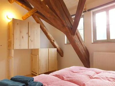 Ein Bett oder Betten in einem Zimmer der Unterkunft 