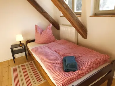Ein Bett oder Betten in einem Zimmer der Unterkunft 