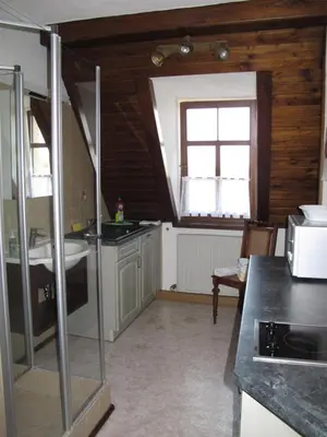 Küche/Küchenzeile in der Unterkunft Ferienwohnung mit tollem Ausblick