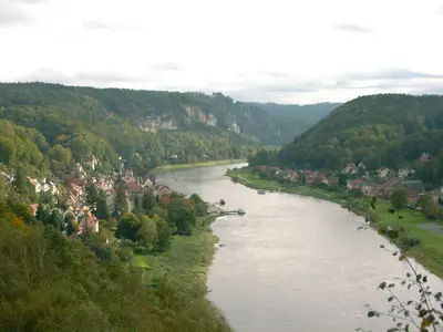 Naturlandschaft in der Nähe der Ferienwohnung