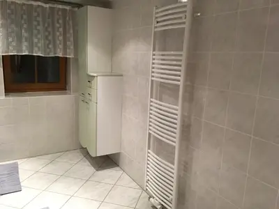 Ein Badezimmer in der Unterkunft Ferienwohnung 