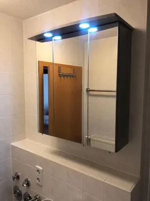 Ein Badezimmer in der Unterkunft Ferienwohnung Johann Meyer