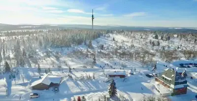 Beerenhaus im Winter