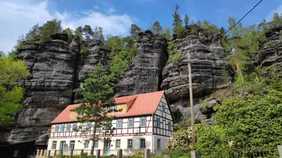 Naturlandschaft in der Nähe der Ferienwohnung