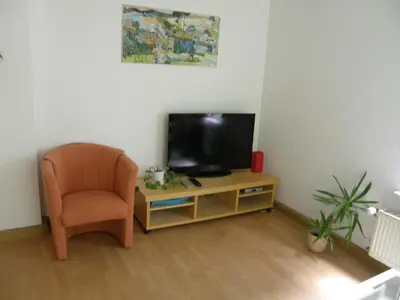TV/Unterhaltungsangebot in der Unterkunft Apartment-Ferienwohnung Dresden-Briesnitz