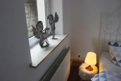 Ein Bett oder Betten in einem Zimmer der Unterkunft Apartment Steinbruch