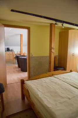 Ein Bett oder Betten in einem Zimmer der Unterkunft Apartment der Villa Elsa