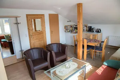 Küche/Küchenzeile in der Unterkunft Apartment der Villa Elsa