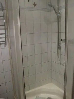 Ein Badezimmer in der Unterkunft Ferienwohnung mit Aegidienblick