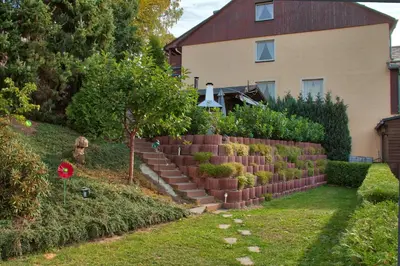 Ein Garten an der Unterkunft Ferienhaus Fam. Herklotz