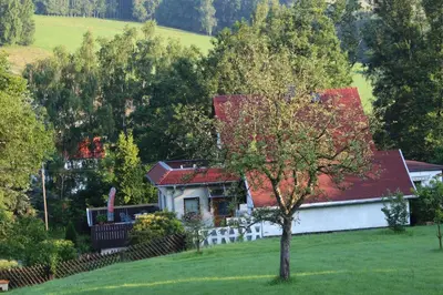 Ein Garten an der Unterkunft Ferienhaus Dani