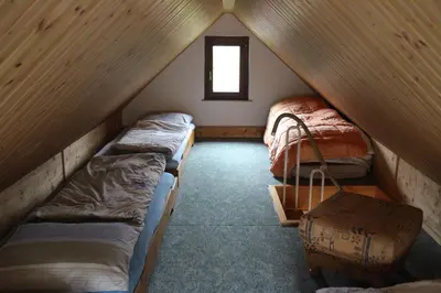 Ein Sitzbereich in der Unterkunft Ferienhaus Dani