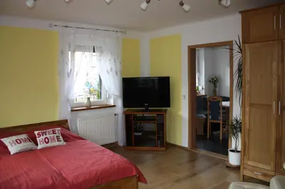 TV/Unterhaltungsangebot in der Unterkunft Ferienwohnung Scharnhorst