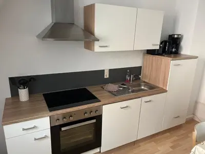 Küche/Küchenzeile in der Unterkunft Gästehaus Graupner-Mittweida