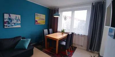 Ein Sitzbereich in der Unterkunft F3 - 