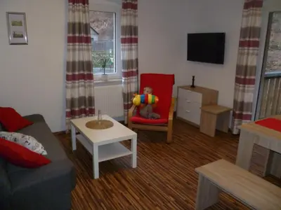 TV/Unterhaltungsangebot in der Unterkunft Ferienhaus zum Kirnitzschtal