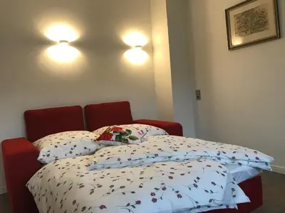 Ein Bett oder Betten in einem Zimmer der Unterkunft Zentrum Apartment Bad Schandau