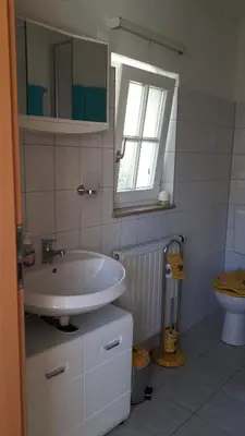 Ein Badezimmer in der Unterkunft Ferienwohnung Frenzel