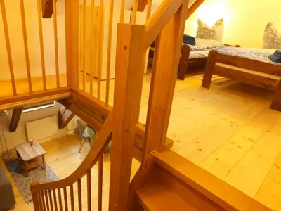Ein Bett oder Betten in einem Zimmer der Unterkunft “Mägdestube” - Hammergut Neidberg
