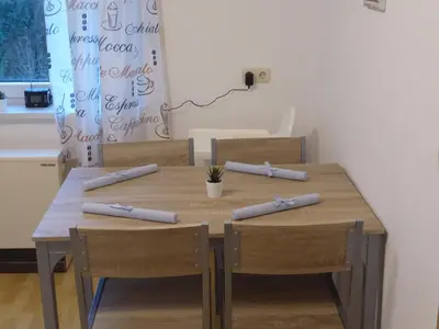 Grundriss der Unterkunft Ferienwohnung zum Pinguin