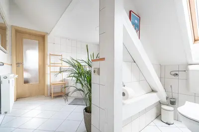 Ein Badezimmer in der Unterkunft Ferienwohnung Sillack